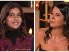 Geppi Cucciari: lacrime nell’intervista a Renad, bimba fuggita da Gaza