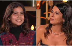 Geppi Cucciari: lacrime nell’intervista a Renad, bimba fuggita da Gaza