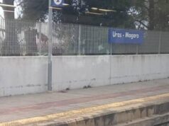 Paura a Uras, incendio in un terreno arriva a toccare le rotaie ferroviarie