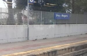 Paura a Uras, incendio in un terreno arriva a toccare le rotaie ferroviarie