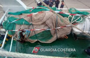 Pesca illegale a Sant’Antioco: sanzionati tre pescherecci per 6mila euro