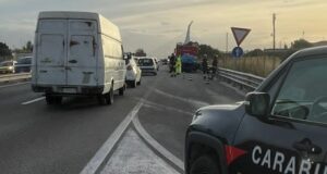 Selargius, incidente a catena nella 554: traffico in tilt, c’è un ferito