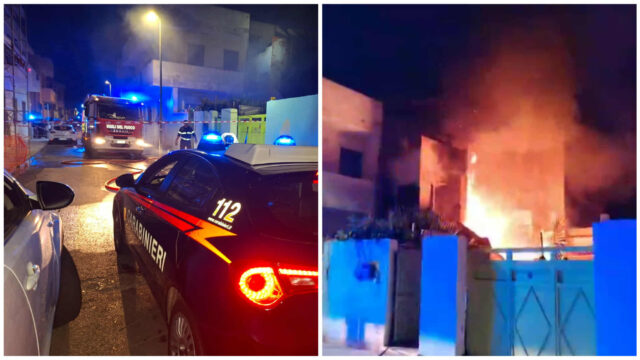 incendio quartucciu
