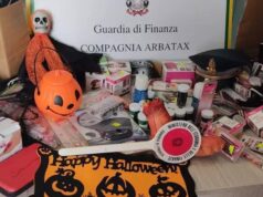 Halloween in Ogliastra, sequestrati 3000 gadget non a norma di legge
