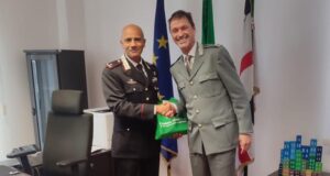 Cagliari, incontro tra Comandante Legione Carabinieri e Comandante Forestale
