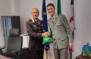 Cagliari, incontro tra Comandante Legione Carabinieri e Comandante Forestale
