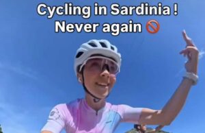 Influencer del ciclismo contro le strade della Sardegna: “Mai più in bici qui”