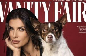 Nello, dal canile di Olbia alla copertina di Vanity Fair con Elisabetta Canalis
