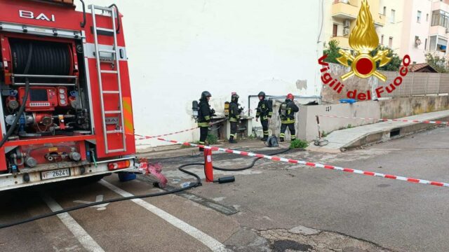 alghero incendio cabina enel