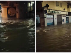 Pirri ancora sott’acqua, la pioggia trasforma le strade in fiumi | Video