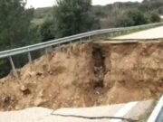 Monte Pino, la strada distrutta dal Ciclone Cleopatra a breve rivedrà la luce