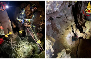 Cane da caccia precipita in una voragine a Urzulei: salvato