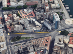 Cagliari, perdita idrica in viale Diaz: condotta rotta durante i lavori della metro