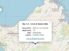 Terremoto in Sardegna, i sismografi rilevano live scossa con epicentro Ozieri