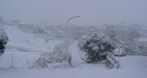 Gelo in Sardegna, scatta l’allerta meteo: nevicate anche a bassa quota