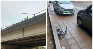 Cagliari, piovono detriti dall’Asse Mediano | I residenti: “Subito le barriere”