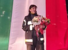 Antonietta Corriga, la prima donna Vigile del fuoco in Sardegna saluta il servizio