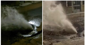 Condotta dell’acqua rotta, Quartu ha il suo geyser | Video