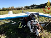 Ultraleggero precipita nelle campagne di San Sperate: pilota ferito