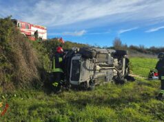 Sindia, fuoristrada si ribalta in un campo: illesi gli occupanti