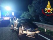 Paulilatino, sbanda e finisce sopra il guardrail: ragazza trasportata in ospedale