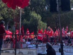 Cagliari, circa un migliaio di persone presenti alla sciopero della Cgil