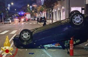 Violento incidente stradale a Olbia: due feriti estratti dalle lamiere