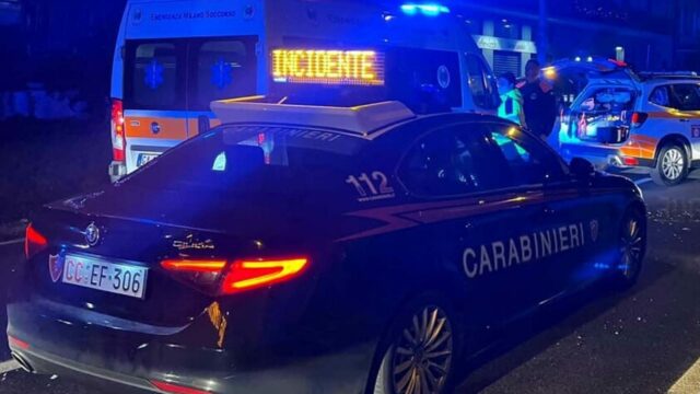 incidente stradale carabinieri