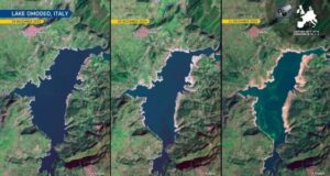 Emergenza siccità in Sardegna, il lago Omodeo è sempre più vuoto