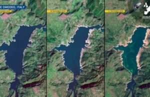 Emergenza siccità in Sardegna, il lago Omodeo è sempre più vuoto
