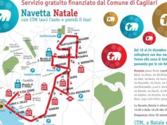 Cagliari, dal 18 al 24 dicembre attivo il servizio gratuito Navetta Natale