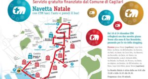 Cagliari, dal 18 al 24 dicembre attivo il servizio gratuito Navetta Natale