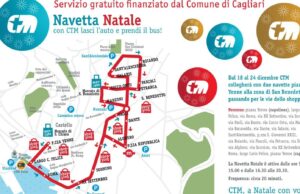 Cagliari, dal 18 al 24 dicembre attivo il servizio gratuito Navetta Natale