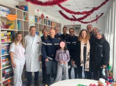 In ricordo dell’Assistente Capo De Angelis, visita della Polizia al Microcitemico