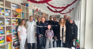In ricordo dell’Assistente Capo De Angelis, visita della Polizia al Microcitemico