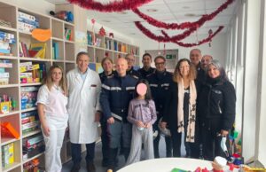 In ricordo dell’Assistente Capo De Angelis, visita della Polizia al Microcitemico