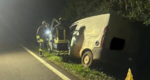 Incidente a Porto Torres, scontro tra auto e furgone che escono fuori strada