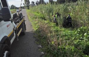 San Vero Milis, sbanda uscendo fuori strada: la conducente, ferita, in ospedale