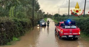 Maltempo nel nord Sardegna, decine di interventi dei Vigili del fuoco