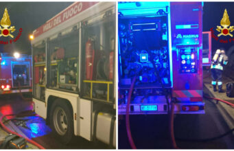 Paura a La Maddalena, incendio in piena notte in un appartamento