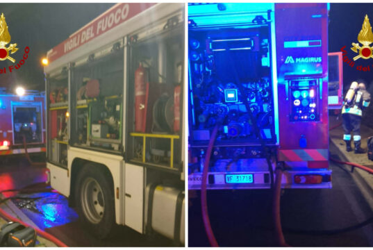 Paura a La Maddalena, incendio in piena notte in un appartamento