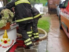 Maltempo in Gallura, decine di interventi dei Vigili del fuoco