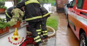 Maltempo in Gallura, decine di interventi dei Vigili del fuoco