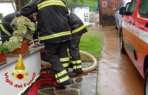 Maltempo in Gallura, decine di interventi dei Vigili del fuoco