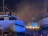 Incendio a Olbia, fiamme all’interno di un catamarano: nessun ferito