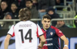 Cagliari-Milan 0-1, “corto muso” rossonero: sardi spreconi nel primo tempo