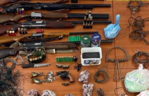 Blitz anti bracconaggio a Sarroch, sequestrate armi e munizioni: un arresto