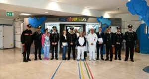 Cagliari, i Carabinieri portano sorrisi in Pediatria al Brotzu
