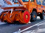 Neve e gelo sulle strade della Sardegna, mezzi Anas in azione | Video