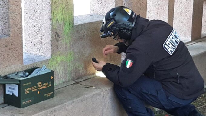 Quartucciu, rinvenuta in strada una bomba da mortaio: ordigno messo in sicurezza